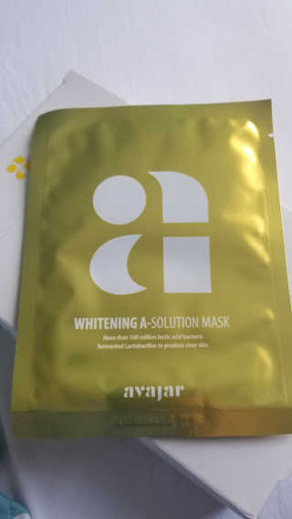 Avajar A-Solution 마스크 — 5점을 준 리뷰어가 2020년 10월 올린 사용 사진
