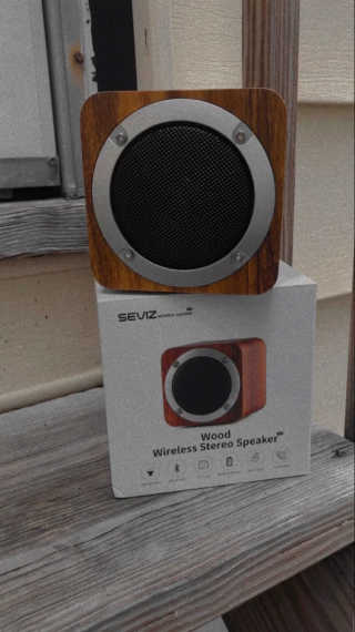SEVIZ MINI10W 레트로 블루투스 스피커 — 5점을 준 리뷰어가 2020년 9월 올린 사용 사진