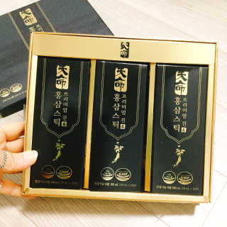 헬스업_천명진프리미엄홍삼스틱_10ml x 30포 — 4.5점을 준 리뷰어가 2020년 7월 올린 사용 사진