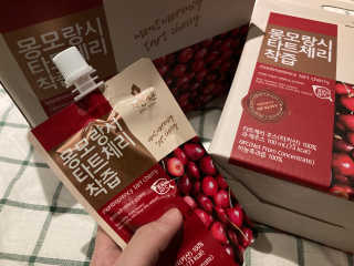 자연에온 몽모랑시 타트체리 착즙 100mL 10개입 2BOX — 5점을 준 리뷰어가 2020년 11월 올린 사용 사진