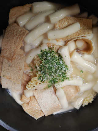 화곡미담 옛날 떡볶이 — 5점을 준 리뷰어가 2020년 4월 올린 사용 사진