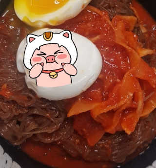 [해주냉면] 신천맛집 매운 비빔냉면 2인분 + 무절임 — 3점을 준 리뷰어가 2020년 5월 올린 사용 사진