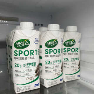 셀렉스스포츠 셀렉스 스포츠 드링크 초콜릿 _ 330ml x 12팩 — 5점을 준 리뷰어가 2020년 11월 올린 사용 사진