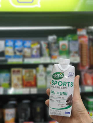 셀렉스스포츠 셀렉스 스포츠 드링크 초콜릿 _ 330ml x 12팩 — 5점을 준 리뷰어가 2020년 11월 올린 사용 사진