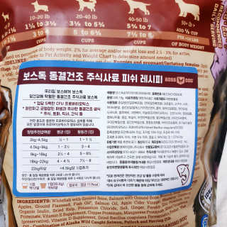 [보장균수500만] 건강한장 프로젝트 강아지사료 보스독 프로바이오틱스 340.19g 2종 — 5점을 준 리뷰어가 2020년 12월 올린 사용 사진