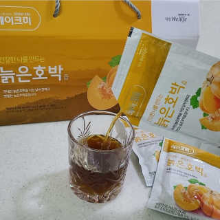 대상웰라이프 메이크미 늙은호박즙 — 5점을 준 리뷰어가 2020년 12월 올린 사용 사진