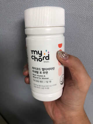 JW중외제약 마이코드 멀티비타민미네랄 포 우먼 — 5점을 준 리뷰어가 2020년 9월 올린 사용 사진