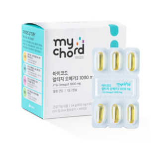 JW중외제약 마이코드 알티지 오메가3 1000 mg — 2.5점을 준 리뷰어가 2020년 8월 올린 사용 사진