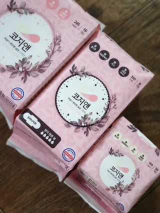 코지앤 생리대 체험 패키지 — 5점을 준 리뷰어가 2020년 11월 올린 사용 사진