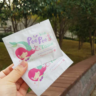 코리인제이아일랜드 키즈 피피티슈  Kids Pee Pee Tissue — 5점을 준 리뷰어가 2020년 10월 올린 사용 사진