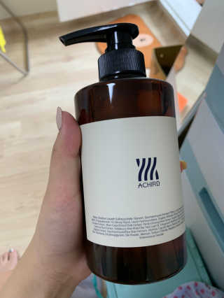 에이처드 유산균 탈모 샴푸 500ml — 4점을 준 리뷰어가 2020년 8월 올린 사용 사진