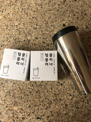 무디메이드 MUDI 텀블러 클리너 2세트 — 5점을 준 리뷰어가 2020년 6월 올린 사용 사진