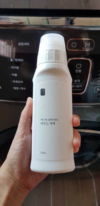 [생활공작소] 바르는 세제 220ml x 3입 — 4점을 준 리뷰어가 2020년 9월 올린 사용 사진