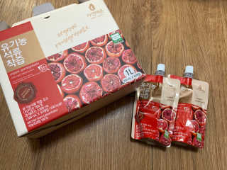 자연에온 유기농 석류 착즙 100mL 10개입 2BOX — 5점을 준 리뷰어가 2020년 11월 올린 사용 사진