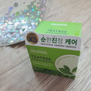 메디힐 티트리 카밍 에센스 패드 — 5점을 준 리뷰어가 2020년 7월 올린 사용 사진