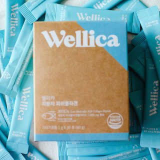 웰리카 저분자 피쉬 콜라겐 — 5점을 준 리뷰어가 2020년 12월 올린 사용 사진
