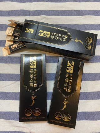 헬스업_천명진프리미엄홍삼스틱_10ml x 30포 — 4점을 준 리뷰어가 2020년 9월 올린 사용 사진