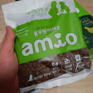 [풀무원 아미오] 자연담은식단 1kg 3종 — 3점을 준 리뷰어가 2020년 12월 올린 사용 사진
