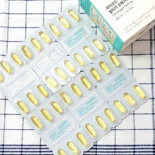 JW중외제약 마이코드 알티지 오메가3 1000 mg — 3점을 준 리뷰어가 2020년 7월 올린 사용 사진
