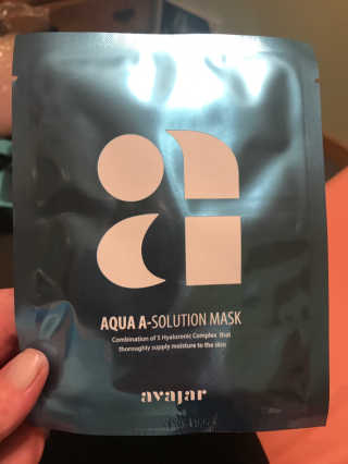 Avajar A-Solution 마스크 — 5점을 준 리뷰어가 2020년 12월 올린 사용 사진