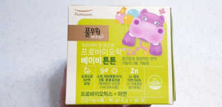[풀무원베이비밀] 프로바이오락 베이비 튼튼 유산균 — 5점을 준 리뷰어가 2020년 7월 올린 사용 사진