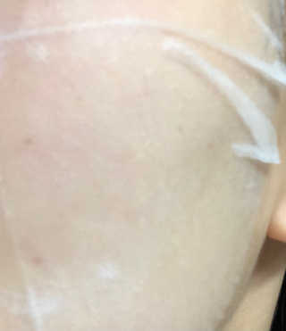 [마더메이드] 브라이트닝 퓨어 진주 마스크 10매입_K — 2.5점을 준 리뷰어가 2020년 11월 올린 사용 사진