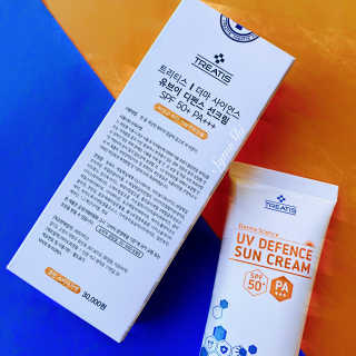 트리티스 US [TREATIS] UV Defence Sun Cream PA+++ / SPF50+ — 5점을 준 리뷰어가 2021년 1월 올린 사용 사진