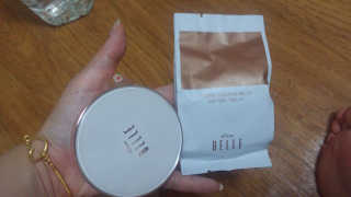 디어벨르 크림쿠션 DEAR BELLE CREAM COUSION — 5점을 준 리뷰어가 2020년 8월 올린 사용 사진