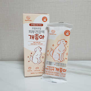 My Pet Care 모발과 모질 피부건강에 개좋아 — 4점을 준 리뷰어가 2020년 12월 올린 사용 사진