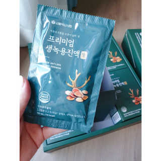 서울약사신협 약사신협_생녹용 진액_70ml x 30포 — 5점을 준 리뷰어가 2020년 9월 올린 사용 사진