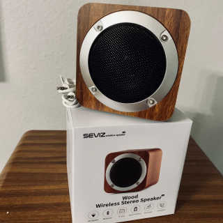 SEVIZ MINI10W 레트로 블루투스 스피커 — 4점을 준 리뷰어가 2020년 9월 올린 사용 사진