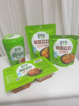 [풀무원] 들기름 볶음김치, 톡톡 김치, 깔끔한 김치 — 5점을 준 리뷰어가 2020년 6월 올린 사용 사진