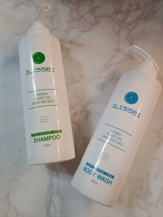 일리세이 허니 샴푸 500ml + 허니 바디워시 500ml 세트 — 5점을 준 리뷰어가 2020년 4월 올린 사용 사진