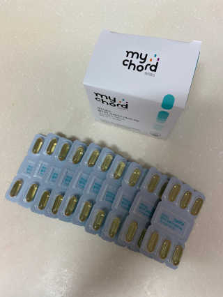 JW중외제약 마이코드 알티지 오메가3 1000 mg — 5점을 준 리뷰어가 2020년 7월 올린 사용 사진