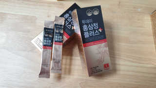 서울약사신협_투데이홍삼정플러스스틱_10g x 30포 — 5점을 준 리뷰어가 2020년 12월 올린 사용 사진