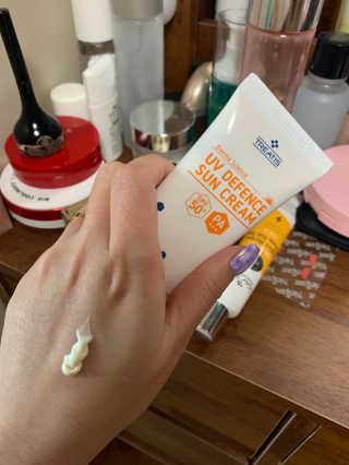 [트리티스] UV 디펜스 선크림 PA+++ / SPF50+  60ml — 5점을 준 리뷰어가 2020년 9월 올린 사용 사진