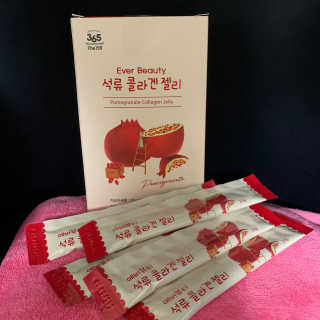 365더건강 에버뷰티 석류콜라겐 젤리 — 3점을 준 리뷰어가 2020년 7월 올린 사용 사진