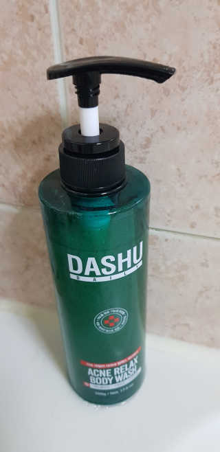 다슈코리아 다슈 데일리 아크네 릴렉스 바디워시 500ml — 4.5점을 준 리뷰어가 2020년 9월 올린 사용 사진