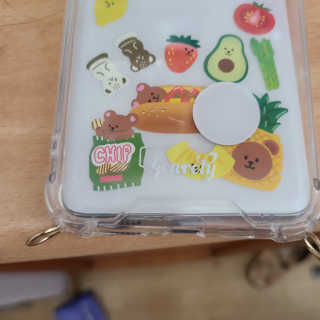 젠블리 항균동 볼체인 폰스트랩 갤럭시 아이폰 케이스 목걸이 — 5점을 준 리뷰어가 2020년 8월 올린 사용 사진