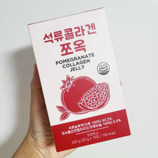 조은약초 석류콜라겐 석류즙 석류쪼옥 젤리 스틱 15포 x 20g — 5점을 준 리뷰어가 2020년 8월 올린 사용 사진