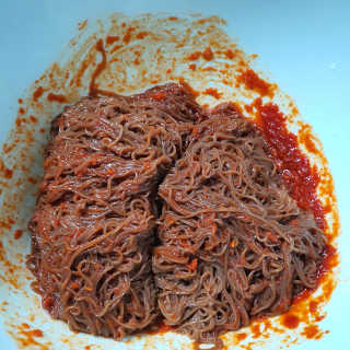 [해주냉면] 신천맛집 매운 비빔냉면 2인분 + 무절임 — 2.5점을 준 리뷰어가 2020년 5월 올린 사용 사진