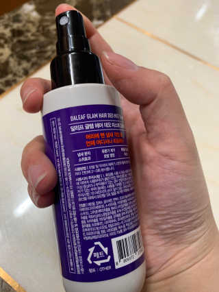 달리프 글램 헤어 데오 미스트 100ml 플라워 — 5점을 준 리뷰어가 2020년 4월 올린 사용 사진