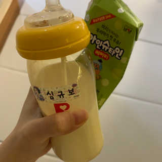 남양유업 머리가 마시는 우리아기 첫 우유 - 아인슈타인 베이비 — 5점을 준 리뷰어가 2020년 4월 올린 사용 사진