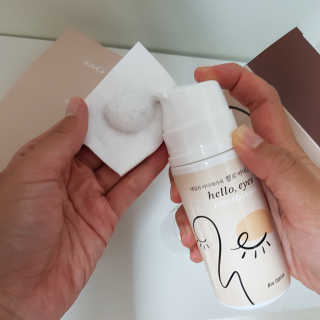 [헬로아이즈] 아이더마덱스 100ml + 순면솜120매 — 5점을 준 리뷰어가 2020년 8월 올린 사용 사진