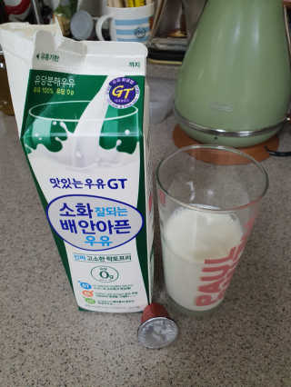 남양유업 맛있는우유GT 소화잘되는 배안아픈우유 3EA — 4.5점을 준 리뷰어가 2020년 10월 올린 사용 사진