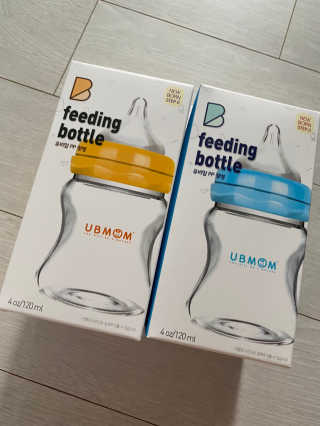 유비맘 신생아젖병 120ml 트리플팩_ 젖꼭지 포함 — 5점을 준 리뷰어가 2020년 6월 올린 사용 사진