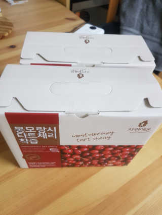 자연에온 몽모랑시 타트체리 착즙 100mL 10개입 2BOX — 5점을 준 리뷰어가 2020년 11월 올린 사용 사진