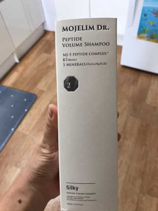 모제림닥터 펩타이드 실키 볼륨 샴푸 — 5점을 준 리뷰어가 2020년 9월 올린 사용 사진