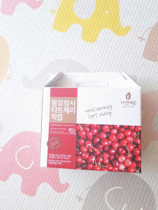 자연에온 몽모랑시 타트체리 착즙 100mL 10개입 2BOX — 3점을 준 리뷰어가 2020년 10월 올린 사용 사진