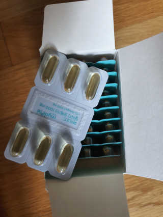 JW중외제약 마이코드 알티지 오메가3 1000 mg — 4점을 준 리뷰어가 2020년 9월 올린 사용 사진